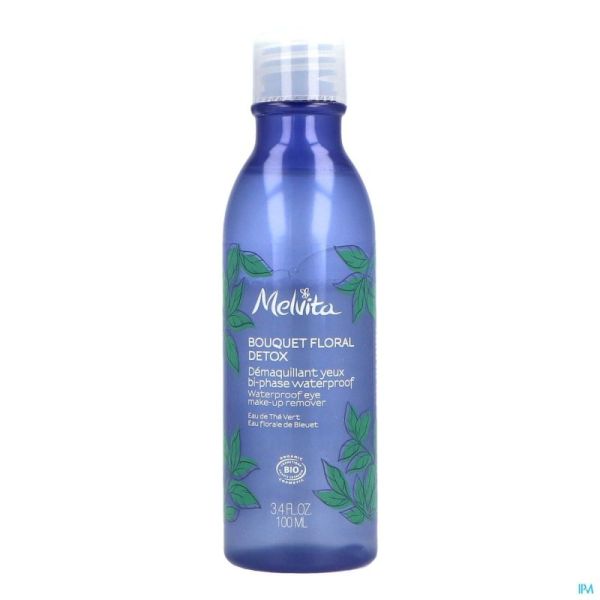 Melvita bouquet floral demaq. yeux bi-phase  100ml