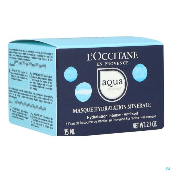 L'occitane aqua masque hydratation    75ml