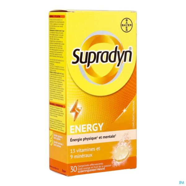 Supradyn energy comp efferv. 30  nf rempl.3150257