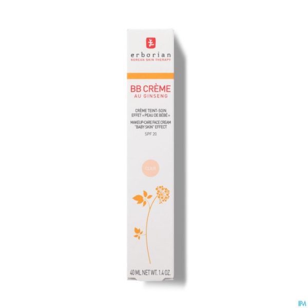 Erborian Bb Family Bb Creme Clair 40ml Nf