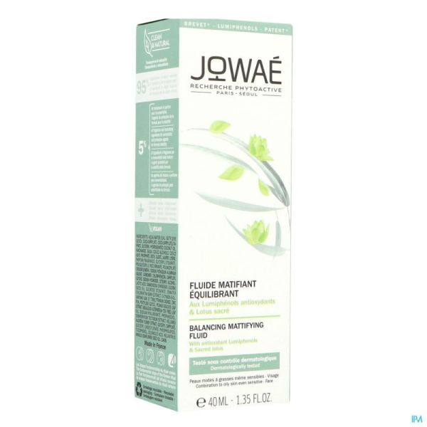 Jowae fluide matifiant equilibrant    tube  40ml