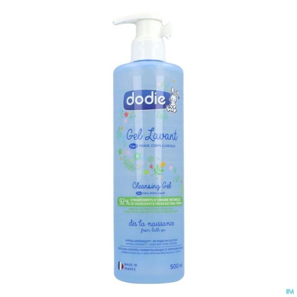 Dodie gel nettoyant 3en1    500ml