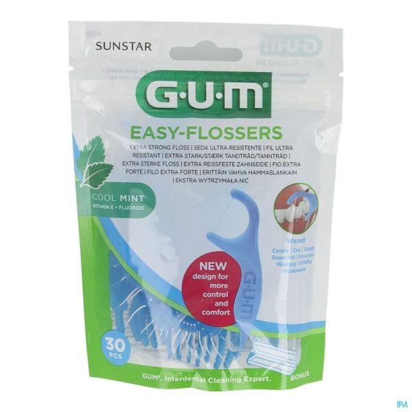 Gum easy flossers    30p