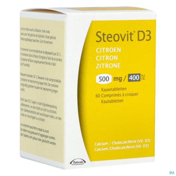 Steovit d3  500mg/400ui comp  60