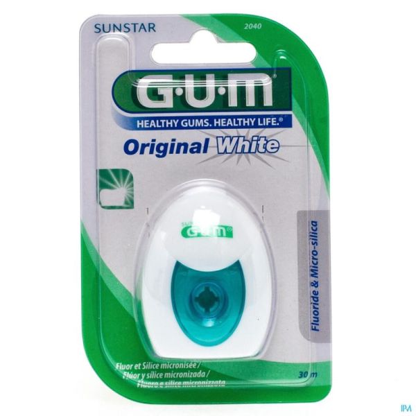 Gum fil dentaire original white 30m    2040