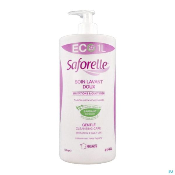 Saforelle soin lavant doux sol    fl pompe 1l