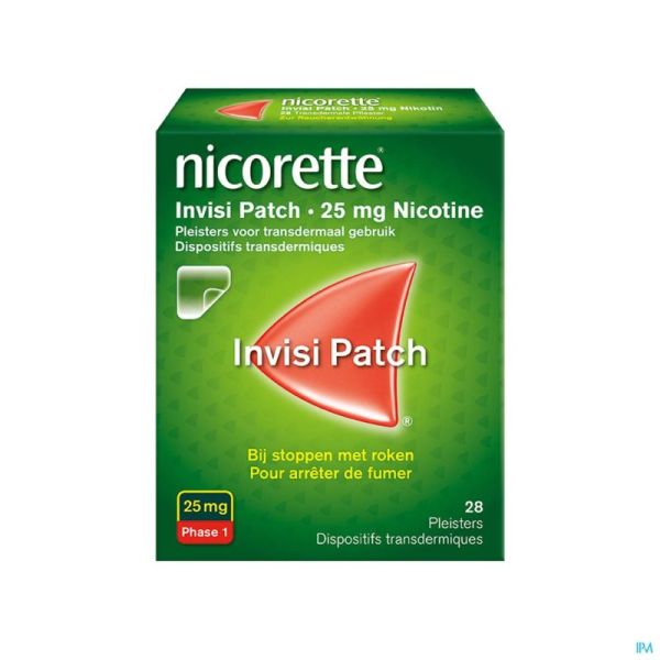 Nicorette invisi 25mg patch transderm. 28