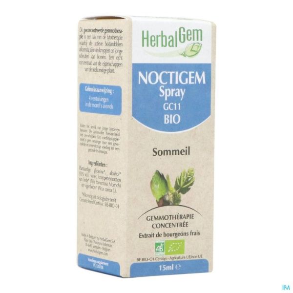 Herbalgem noctigem spray bio   15ml