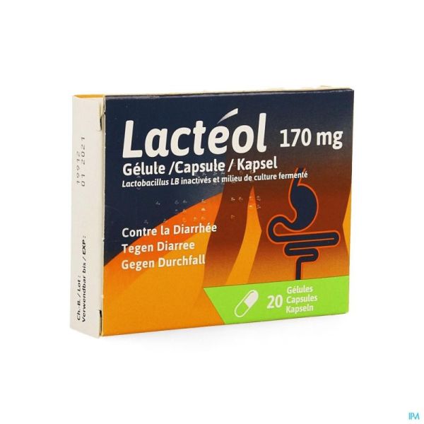 Lacteol 170mg caps  20