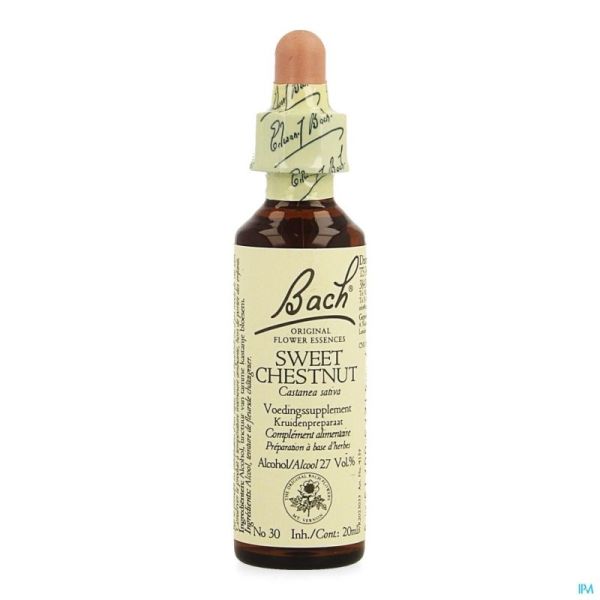 Bach flower remedie 30 sweet chestnut    20ml