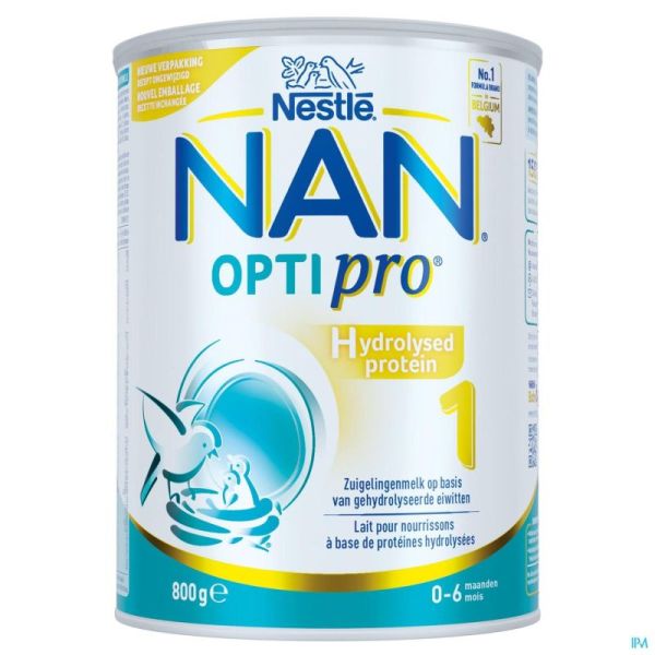 Nan optipro hp hydrolysed protein 1    800g