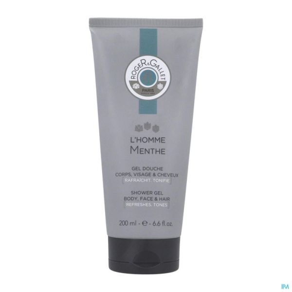 Roger&gallet gel douche homme menthe    200ml