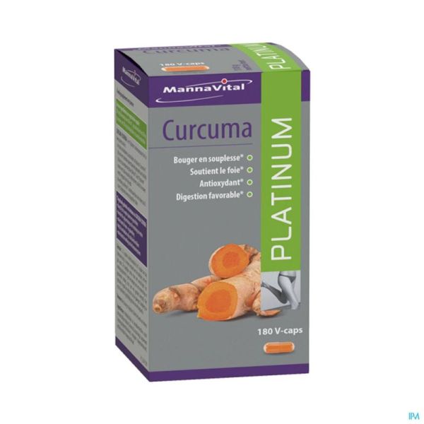 Mannavital curcuma platinum    caps 180