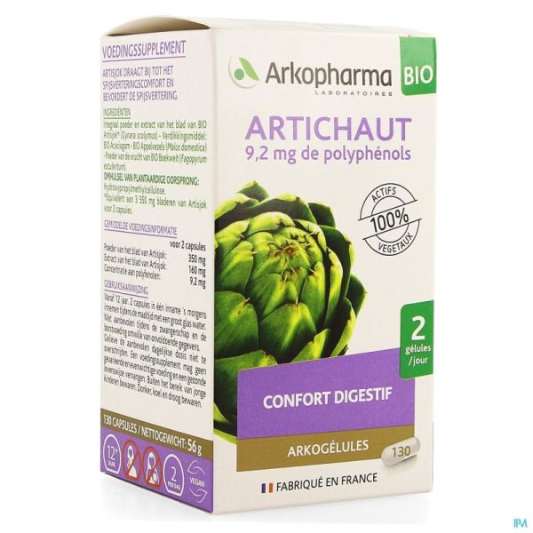 Arkogelules artichaut bio    caps 130