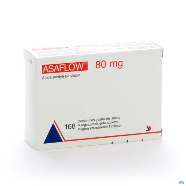 Asaflow  80mg comp gastro resist bli 168x 80mg