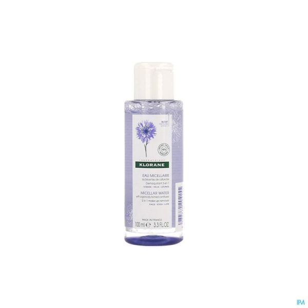 Klorane visage bleuet eau micellaire    100ml