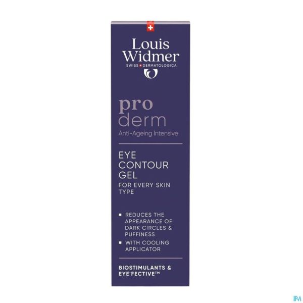 Widmer prod gel contour yeux parf 15ml