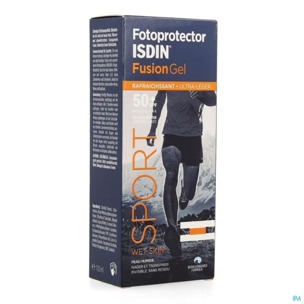 Isdin fotoprotector fusion gel sport ip50+ 100ml