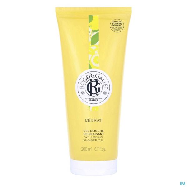 Roger&gallet cedrat gel douche 200ml