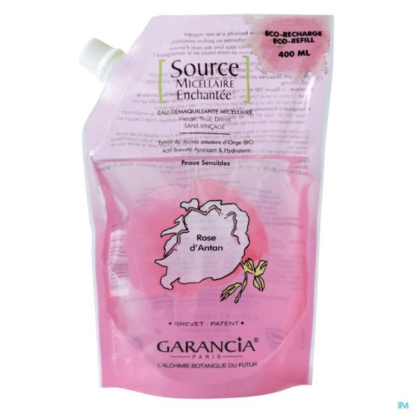 Garancia source miscel.ench.eau demaq rose   400ml