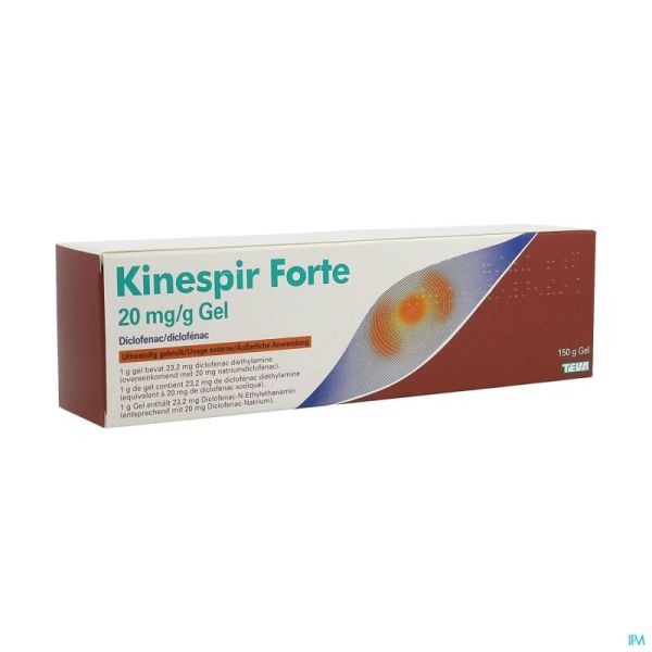 Kinespir forte 20mg/g gel 150g