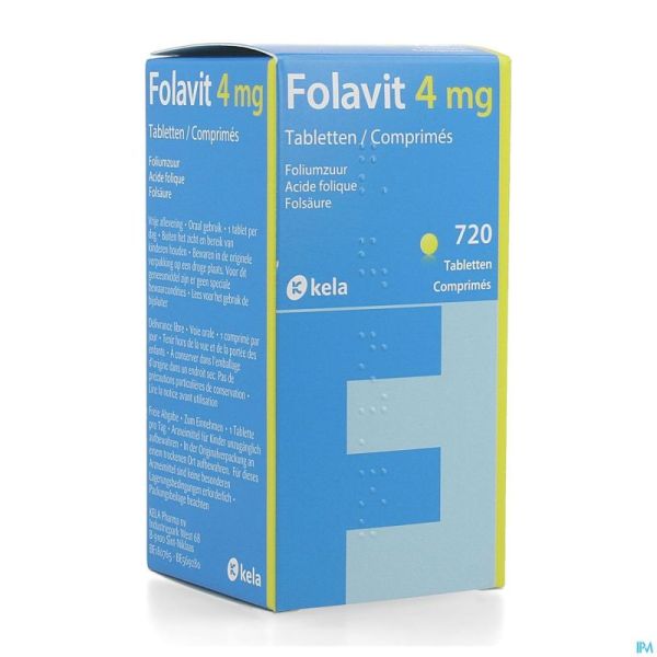 Folavit 4mg Comp 720 X 4mg