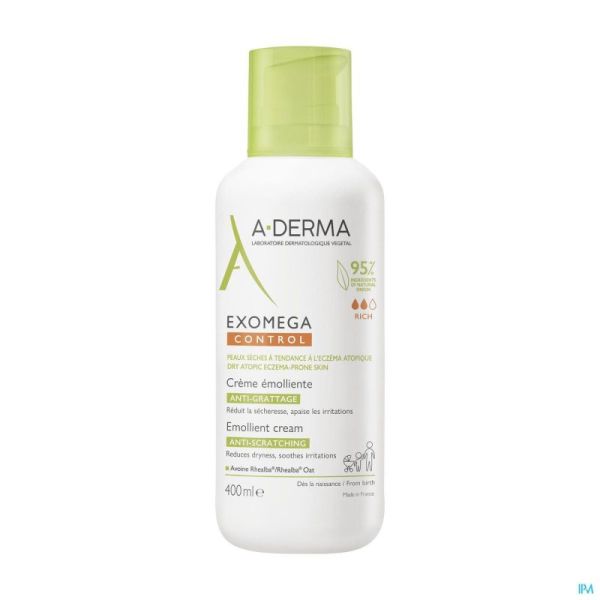 Aderma exomega control creme emollient 400ml