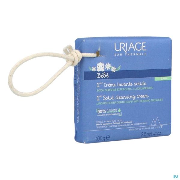 Uriage bb 1ere creme lavante solide    100g