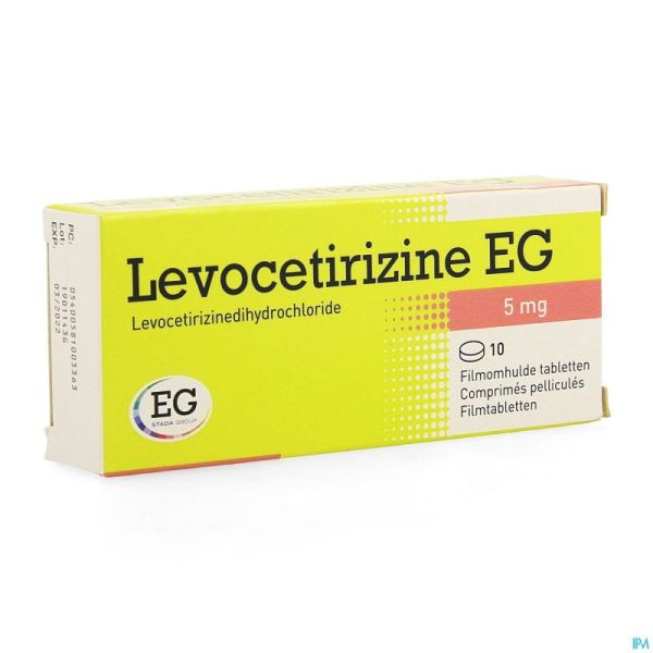 Levocetirizine EG 5 Mg Comp Pell  10