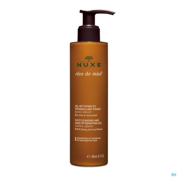 Nuxe reve de miel gel nett. demaq visage    200ml