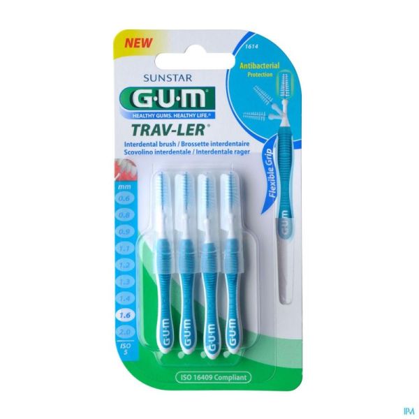 Gum proxabrush travel fine tap    4    1614