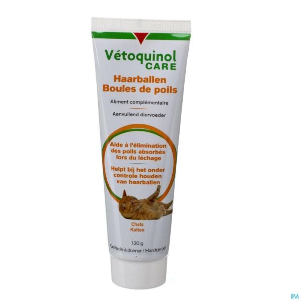 Vetoquinol care boules poils   120g