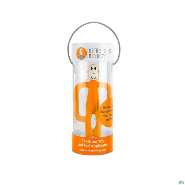 Matchstick monkey anneau orange