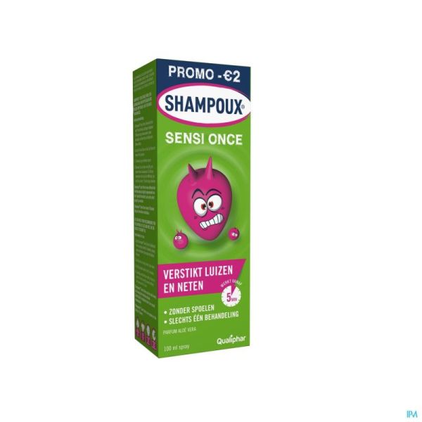 Shampoux sensi once spray    100ml promo -2€