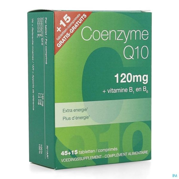 Coenzyme q10 120mg    tabl 45+15 gratuit revogan