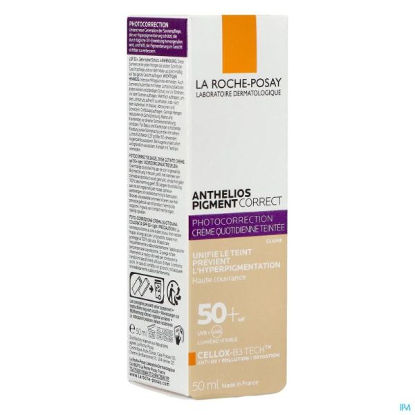 Lrp anthelios pigment correct spf50 light 50ml