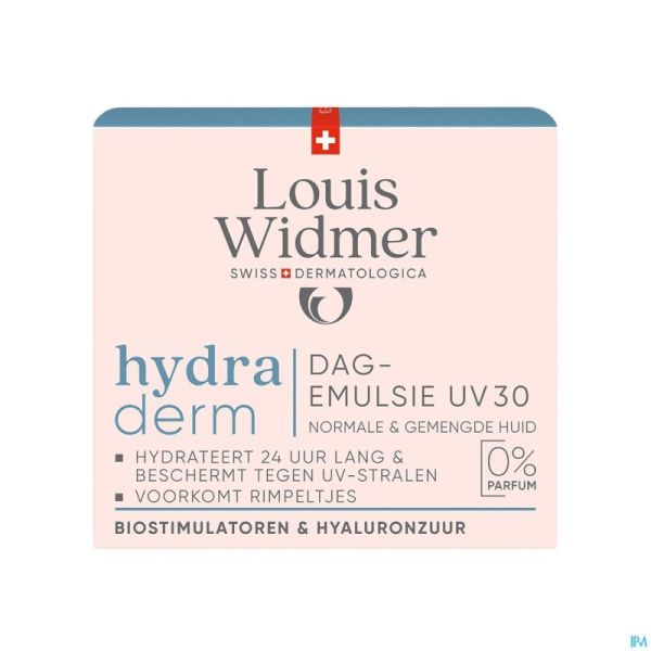 Widmer hydrad emulsion jour uv30 n/parf 50ml