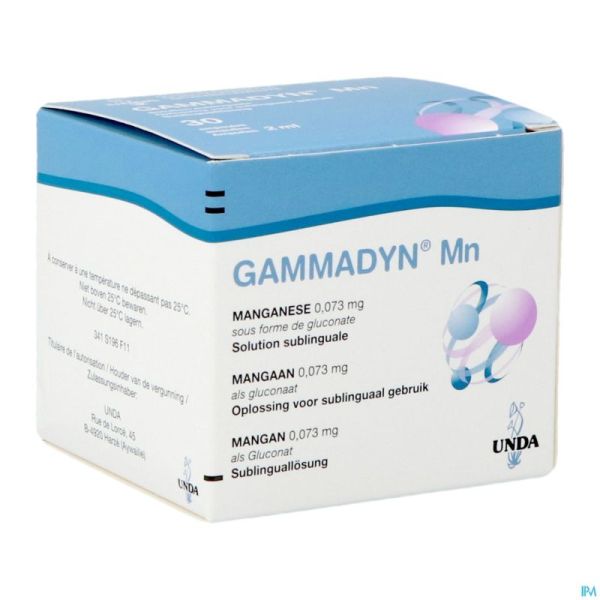 Gammadyn Amp 30 X 2ml Mn Unda