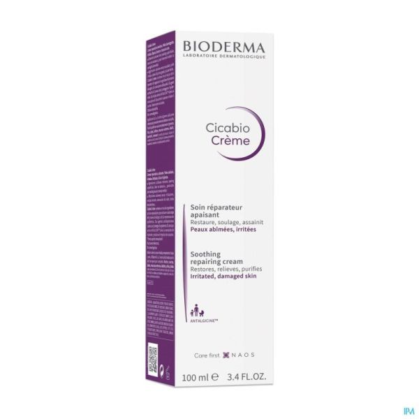 Bioderma cicabio creme peau lesee 100ml