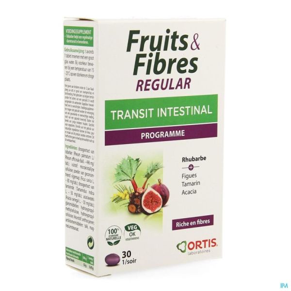 Ortis fruits & fibres regular    comp 30