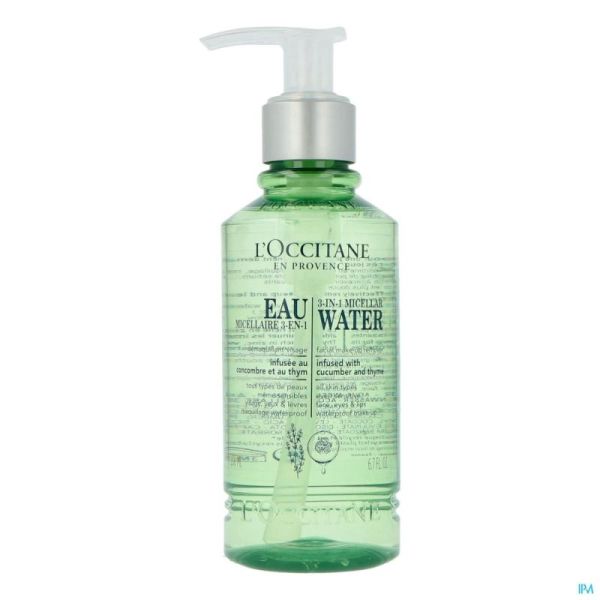 L'occitane cleanser eau micel.3en1 infus net200ml