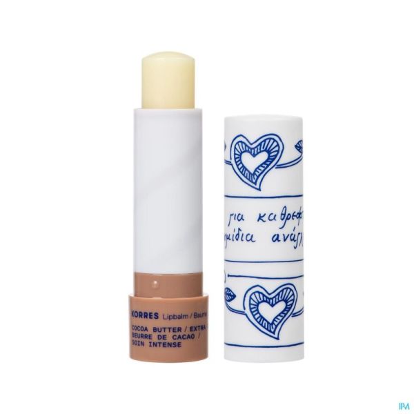 Korres km lip balm extra care cocoa    4,5g