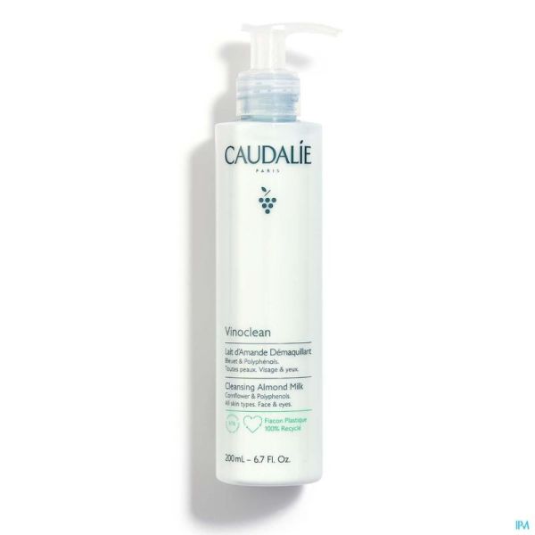 Caudalie vinoclean lait amande demaquillant 200ml