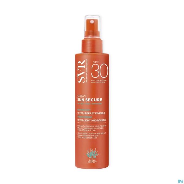Svr sun secure spray spf30 200ml nf