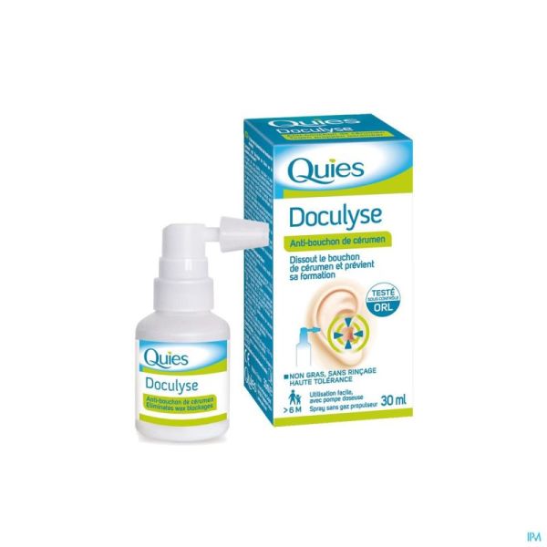 Quies doculyse a/bouchon cerumen spray    30ml