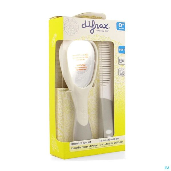 Difrax Ensemble Brosse Et Peigne Dlx