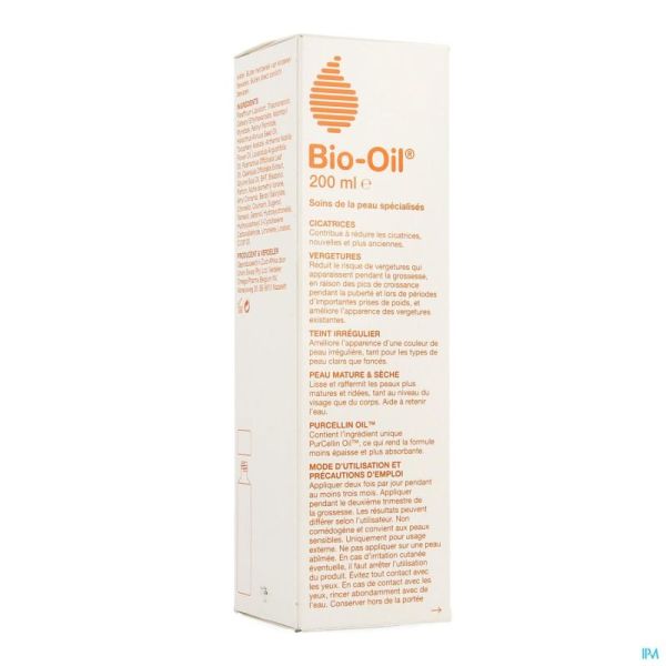 Bio-oil huile regenerante 200ml promo