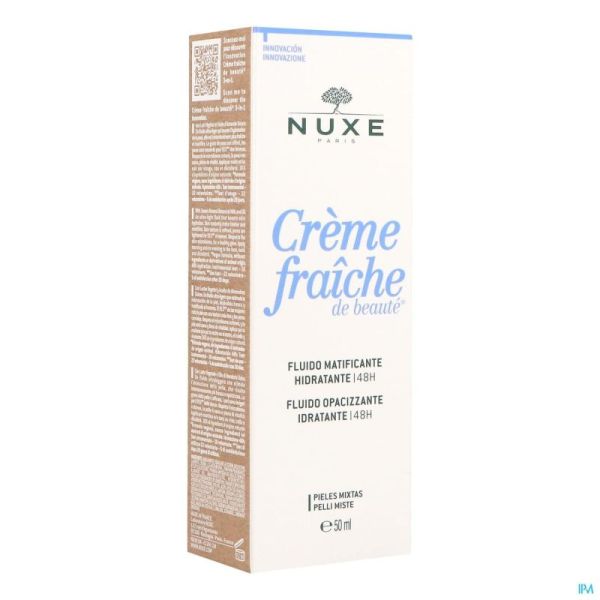 Nuxe cr fraiche fluide matifiant pnm 50ml