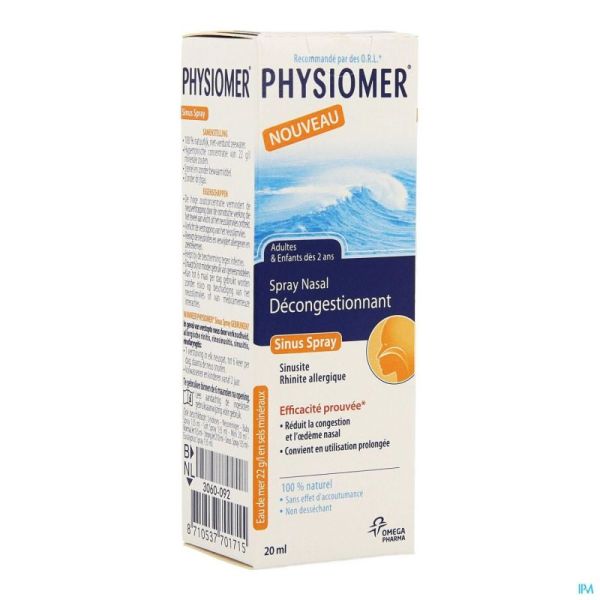 Physiomer sinus pocket    20ml new rempl 2374817