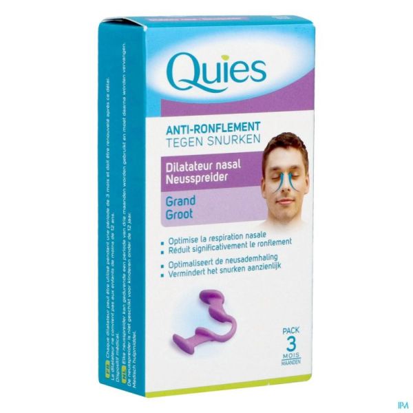 Quies a/ronflement dilateur nasal grande    1